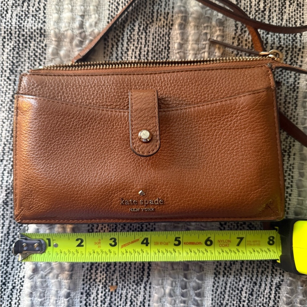 Kate Spade Tan Leather Crossbody Bag - Picture 5 of 5